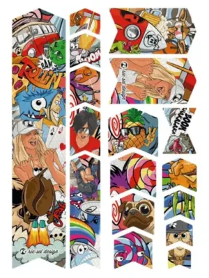 Ochranná fólie na rám Riesel Tape 3000, Stickerbomb Eyecatcher Vrácení Zdarma