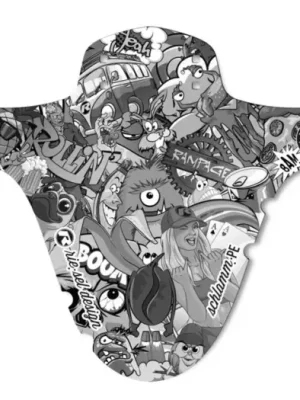 Blatník Riesel Schlamm:PE, Stickerbomb Eyecatcher Ultra Black Tovární Cena
