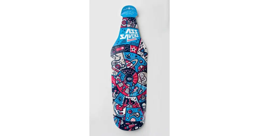Zadní blatník na kolo pod sedlo Ass Savers Big, Space Crazy Finální Výprodej