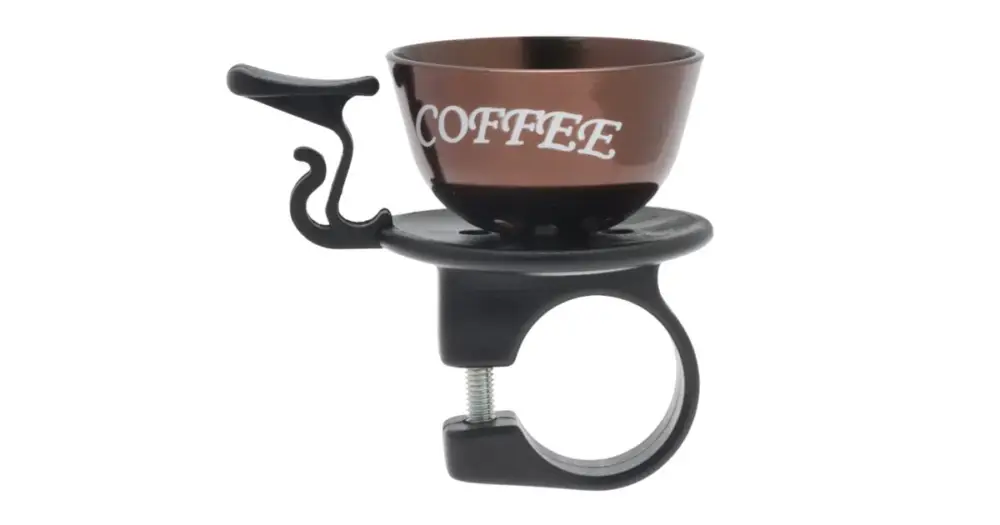 Horká Nabídka Zvonek na kolo Liix Coffe To Ride, bronze