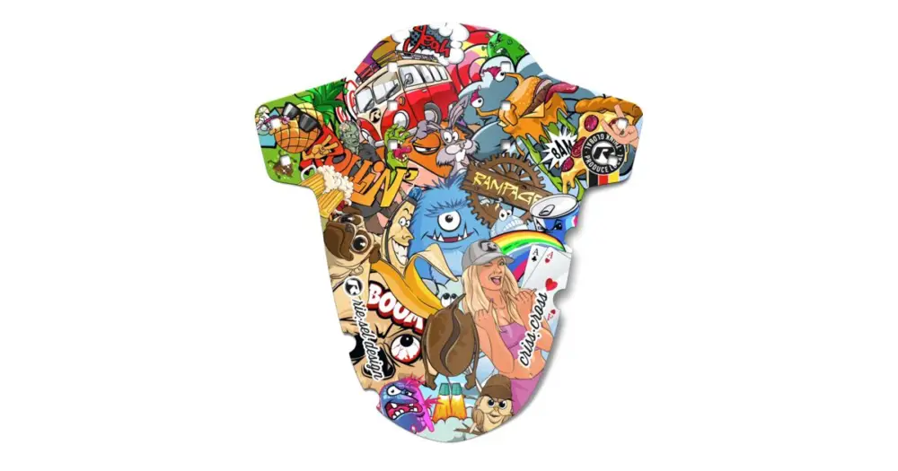 Nová Kolekce Blatník Riesel Criss:cross, Stickerbomb Eyecatcher