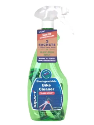 Bezpečná Platba Čistič Squirt Bike Cleaner 750 ml + 3 x 30 ml koncentrátu