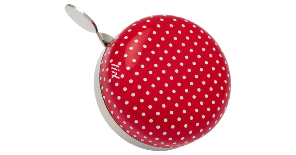 Zvonek na kolo Liix Mini Ding Dong Dots Red Ihned K Objednání
