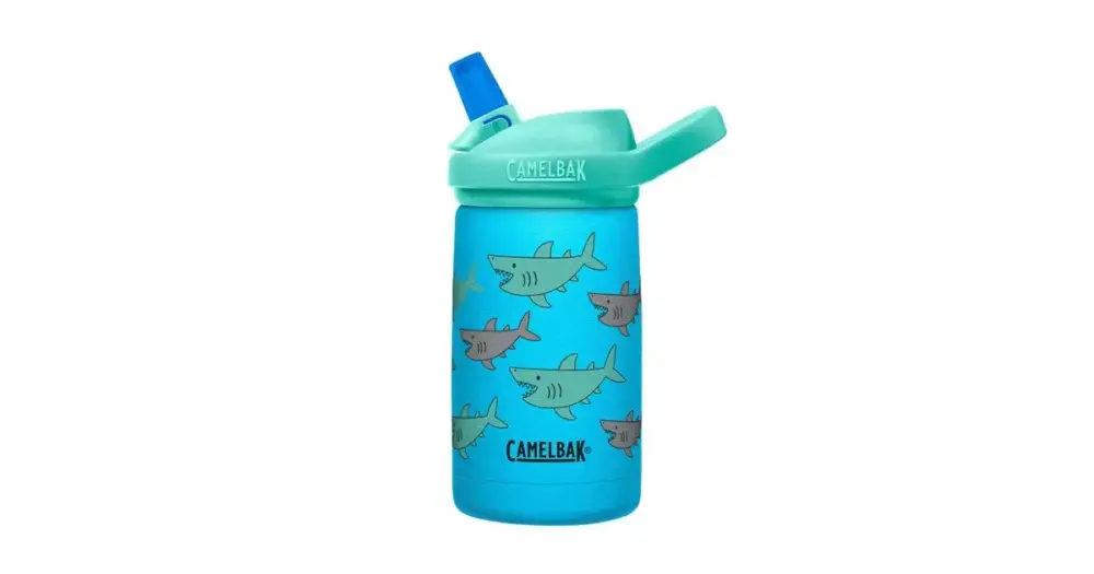 Dětská termoska Camelbak Eddy+ Kids Vacuum Stainless 0,35 l, School Of Sharks Aktuální