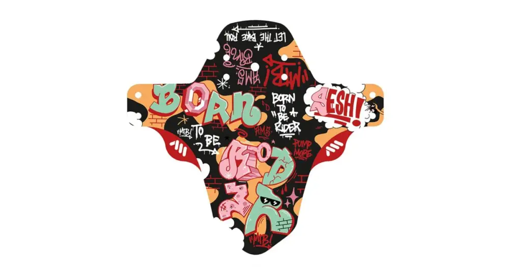 Akce Blatník AMS Mud Guard Born To Be Rider Red