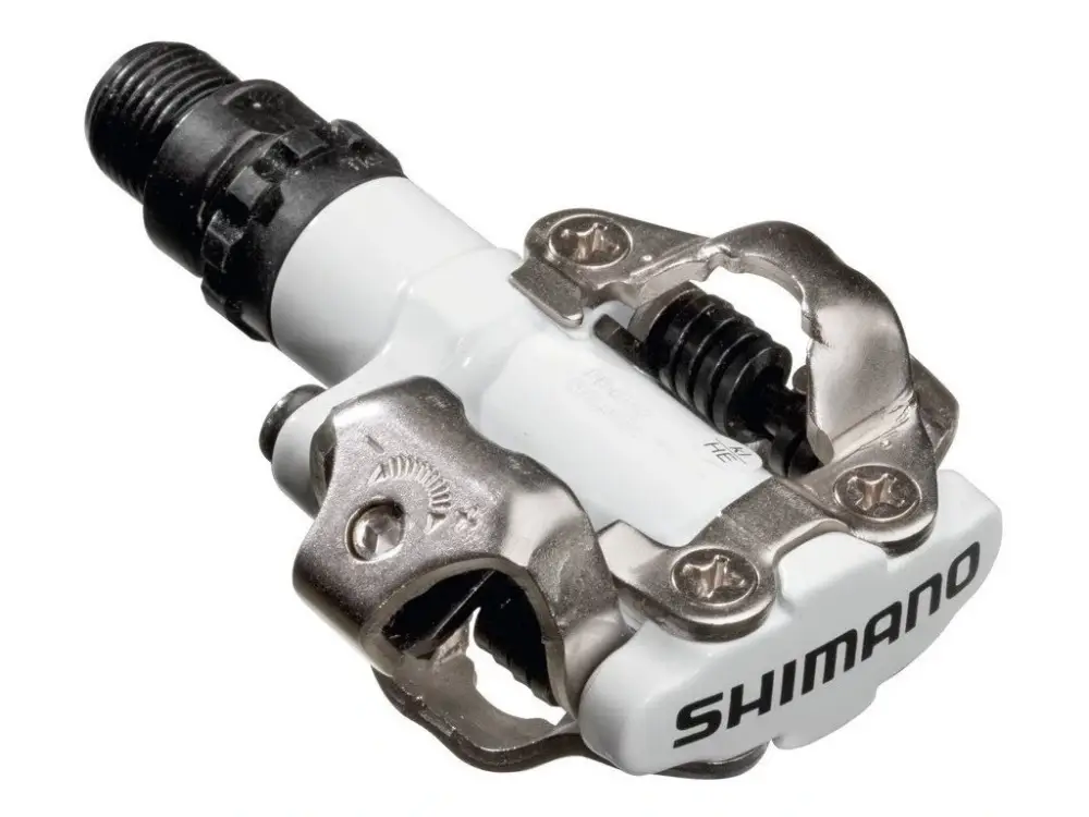 pedály SHIMANO SPD PD-M520W bílé s kufry SM-SH51, v krabičce Nejlepší Volba