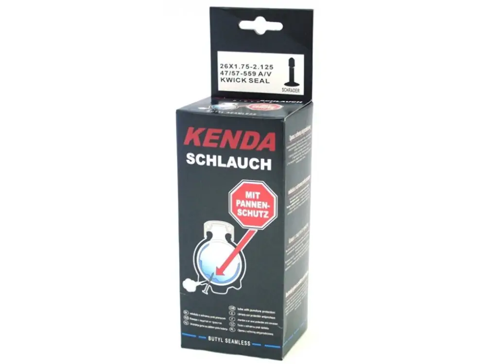 duše KENDA 26x1,75-2,125 (47/57-559) AV 40 mm s tmelem Vysoce Kvalitní