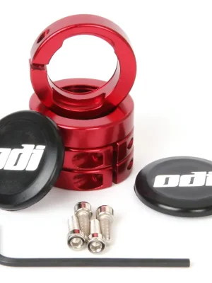 Aktuální Objímky ke gripům ODI MTB Lock-On Al Red
