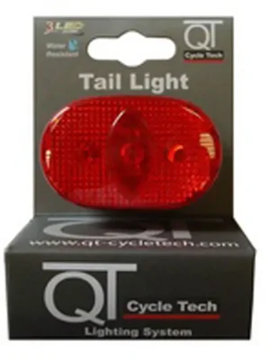 Omezená Nabídka Světlo blikací zadní QT Cycle Tech 3-diody, červené