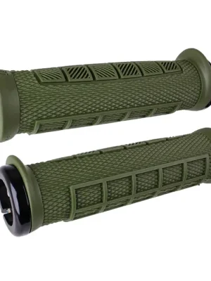 Top Prodej Gripy MTB ODI Elite Pro Lock-On Army Green