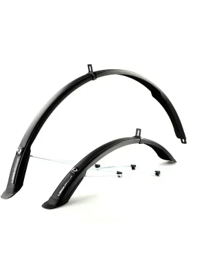 Originální Blatník 28" P + Z plast 44 mm Simpla UBIQUIT Black/Black, vzpěry