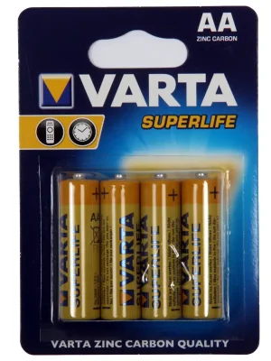 Tovární Cena Baterie tužková AA LR6 Zn/Chlor Varta blistr 4 ks