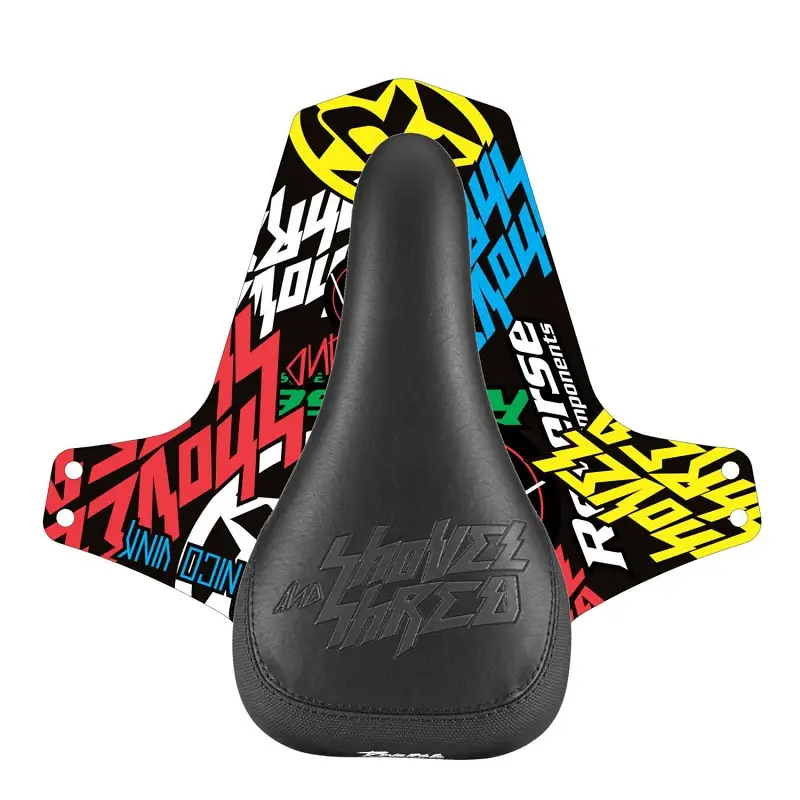 Sedlo Reverse Nico Vink Shovel and Shred Black / Stealth + blatníček Vysoce Kvalitní