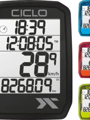 Tachometr CicloSport Protos 205 bezdrátový - Red Nejprodávanější