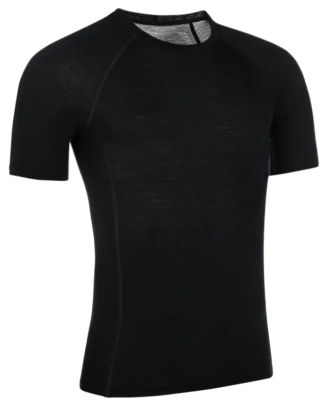 Cenová Bomba Triko PELLS Merino Black - L