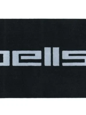 Cenově Výhodný Black rohožka s logem Pells - 100x50 cm