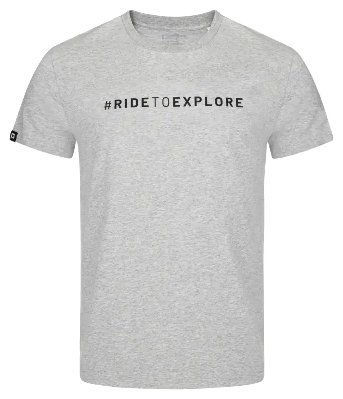 Novinka Triko PELLS Journey s logem #RIDETOEXPLORE Grey - M