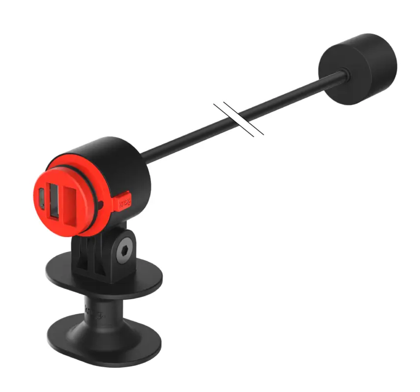 Prodlužovací kabeláž KNOG PWR Helmet Extension Mount V2 Kup Teď