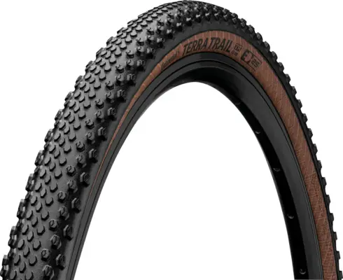 Nová Kolekce Plášť CONTINENTAL Terra Trail ShieldWall kevlar Brown - 700x40C