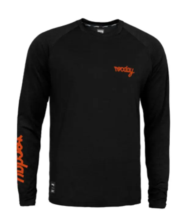 Dres s dlouhým rukávem ROCDAY Evo Race Black/Orange - M Oblíbený