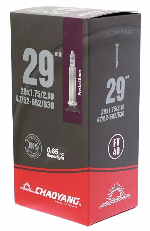 duše CHAOYANG Superlight 29x1,75/2,1 (47/52-622) FV 40 mm Značkový