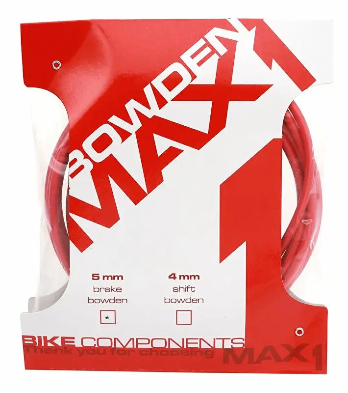 Horká Nabídka bowden MAX1 5 mm červený balení 3 m