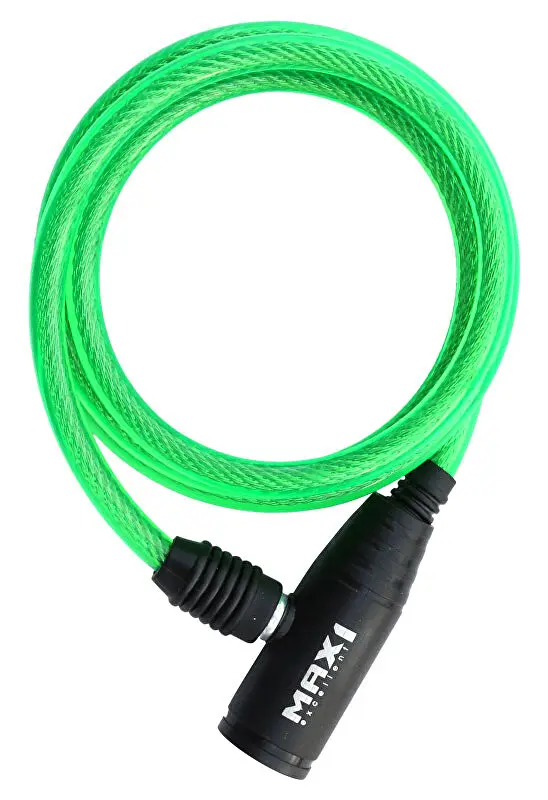 Nejlepší Volba zámek spirála MAX1 1200x8 mm zelený