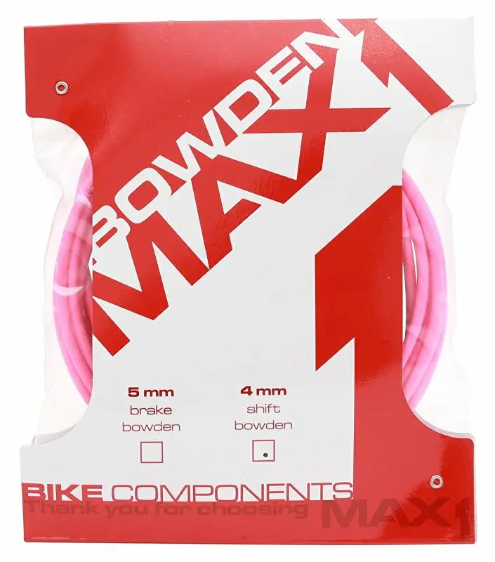 bowden MAX1 4 mm fluo růžová balení 3 m Nejprodávanější