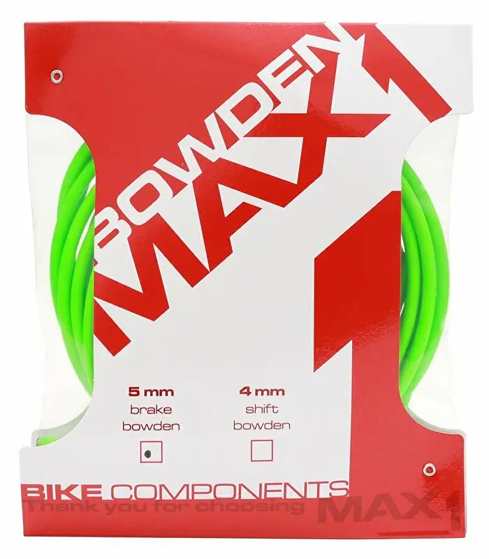 Speciální Cena bowden MAX1 5 mm fluo zelená balení 3 m