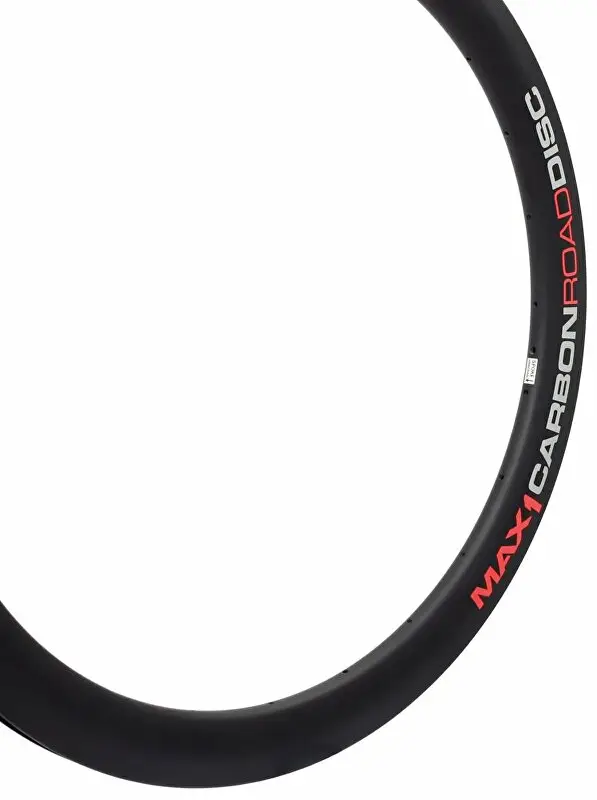 Cenový Hit ráfek MAX1 Carbon Road Disc 50 mm/24 děr clincher 28 mm