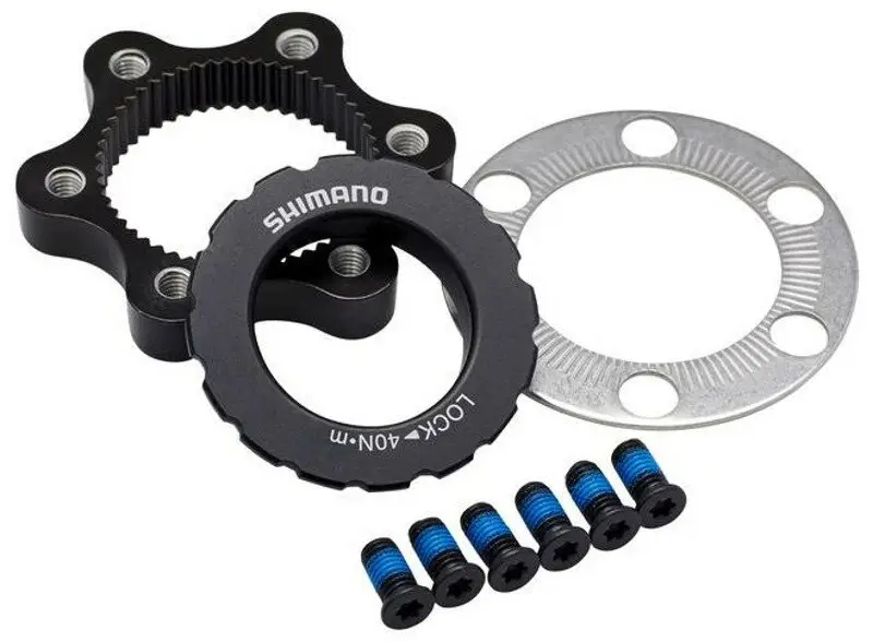Originální adaptér SHIMANO SM-RTAD05 pro náboj Center lock/6 děr, v krabičce