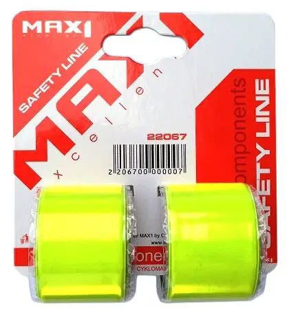 páska reflexní MAX1 svinovací 39 cm 2ks na kartě Zlevněný