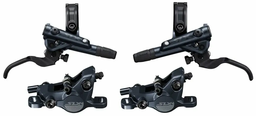 Must-Have brzda kotoučová SHIMANO SLX M7100 p+z (1000+1700 mm) komplet bez kotoučů J-kit v krabičce