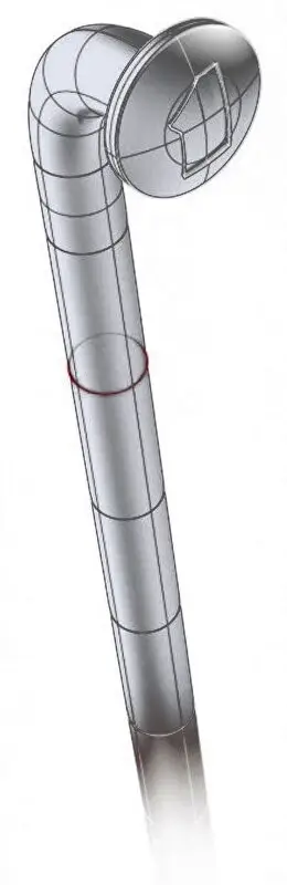 drát MACH1 nerez stříbrný 286mm Víkendová Akce