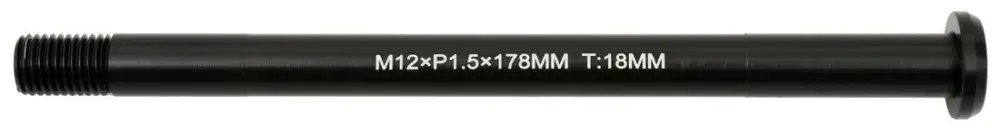 Objednat Nyní osa zadní MAX1 12/178 mm, závit M12x1,5 černá