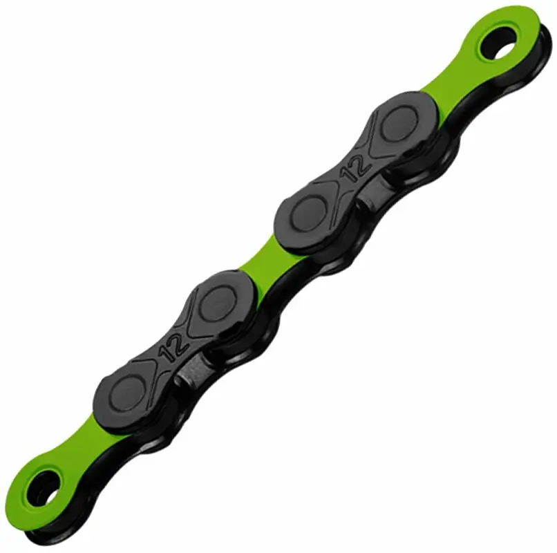 řetěz KMC DLC 12 zeleno/černý v krabičce 126 čl. Finální Výprodej