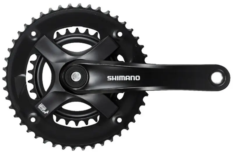 kliky SHIMANO Tourney FC-TX501-L 175mm 46-30 zubů, černé bez krytu Oblíbený