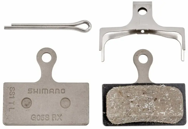 brzdové destičky SHIMANO G05S polymer, v krabičce Výhodná Nabídka