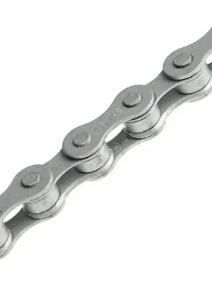 Vysoce Kvalitní řetěz SHIMANO CN-NX10 114 čl. stříbrný 1/2"x1/8"1-3 speed v krabičce