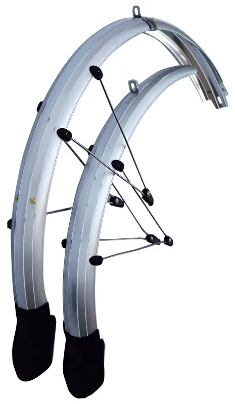 blatníky set OLYMPIK 26" Lux se zástěrkou, 60 mm, stříbrné Odeslání Ihned
