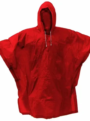 Super Cena pláštěnka PVC pončo červená