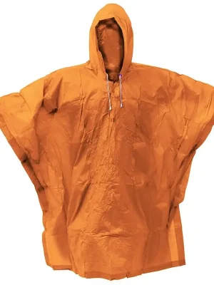 pláštěnka PVC pončo oranžová Nejlepší Volba
