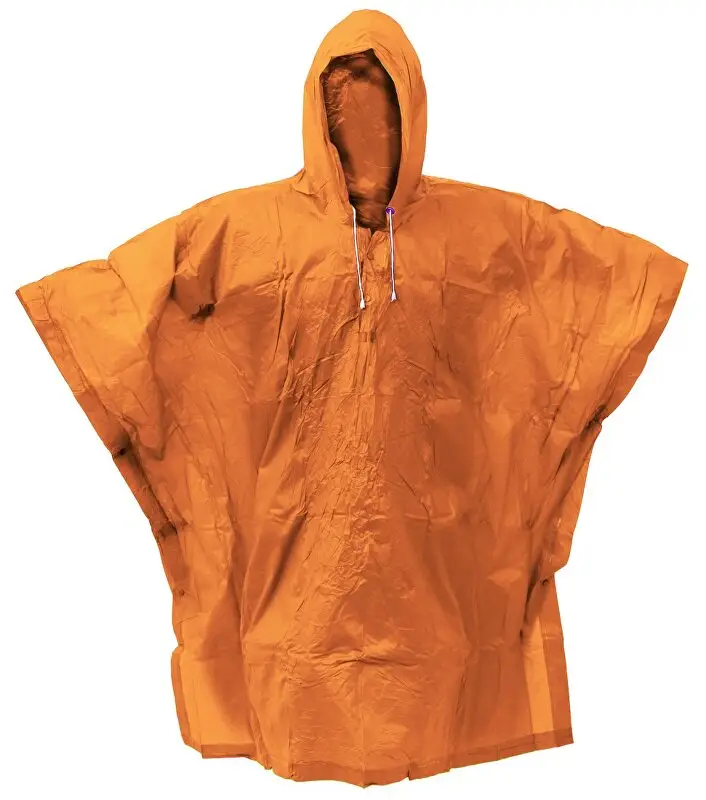 pláštěnka PVC pončo oranžová Nejlepší Volba