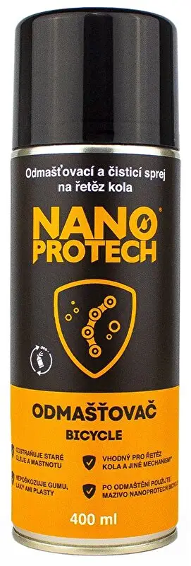 čistič NANOPROTECH Bicycle - odmašťovač na řetězy 400 ml Dokud Zásoby Vydrží