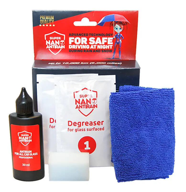 Nejlepší Cena NANOPROTECH Super Antirain - ochrana autoskel 30 ml