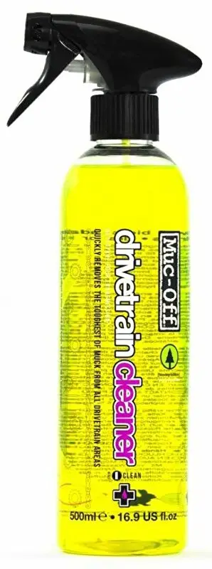 čistič MUC-OFF Bio Drivetrain Cleaner 500 ml - Silně odmašťující bio čistič na řetězy Poslední Šance