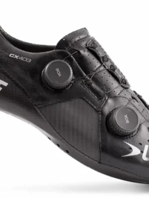 Nejlepší Volba tretry LAKE CX403 Carbon černo/stříbrné vel.43,5