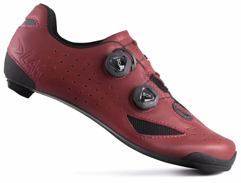 Koupit Online tretry LAKE CX238 Carbon burgundy vel.42 wide