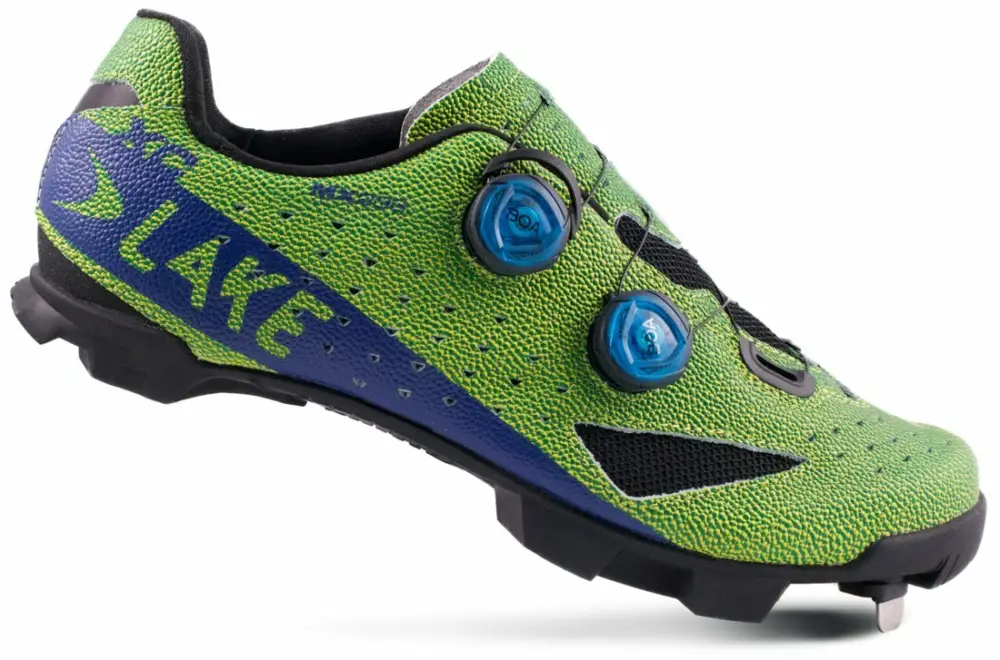 tretry LAKE MX238 XC Carbon zeleno/modré vel.42 Akční Cena
