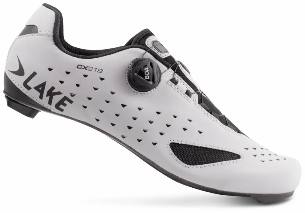 Finální Výprodej tretry LAKE CX219 Carbon reflexní stříbrná/černá vel.42,5
